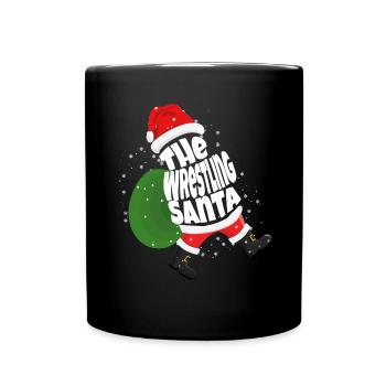 Wrestler Der Wrestling Santa Claus Wrestling - Tasse einfarbig - Schwarz - Vorne