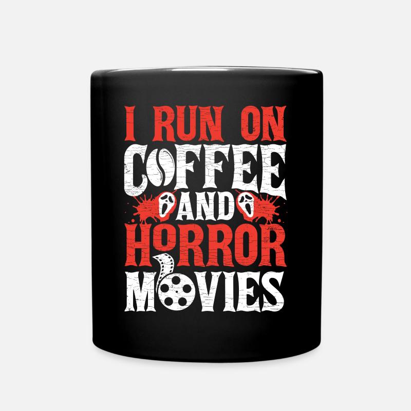 Halloween Horrorfilm Geschenk - Tasse einfarbig - Schwarz