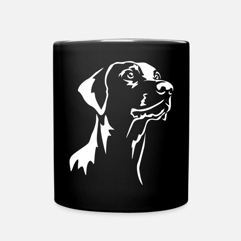 Doberman Head « Black Edition » - Mug uni - noir