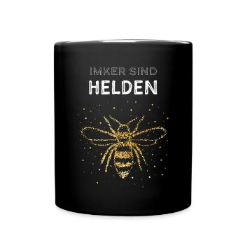 Imker Imkerei Honig Artenschutz Klimawandel Biene - Tasse einfarbig - Schwarz - Vorne