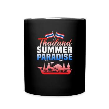 Thaïlande Beach Holiday by the Sea Design Beach Motif - Mug uni - noir - Devant