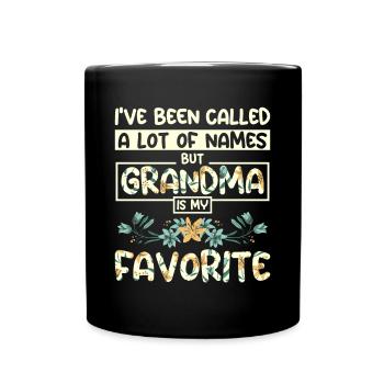 Grand-mère est mon nom préféré - Mug uni - noir - Devant