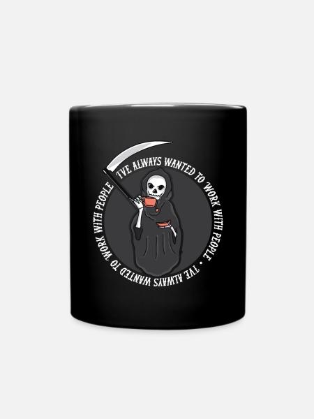 Grim Reaper Kaffee - Tasse einfarbig - Schwarz