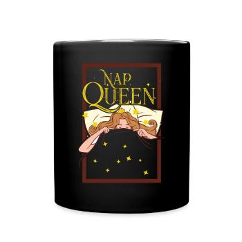 Nap Queen - Full Colour Mug - black - Front