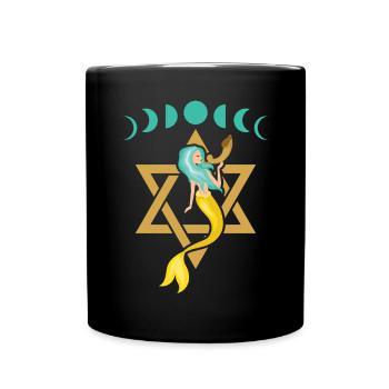 Jews Rosh Hashanah Holiday Jewish New Year - Full Colour Mug - black - Front