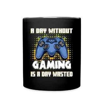 Joueur joueur une journée sans jeu vidéo - Mug uni - noir - Devant