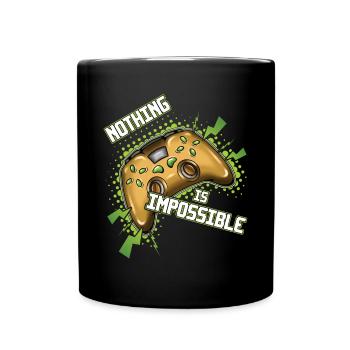 Jeu Rien n’est impossible Jeu vidéo de joueur - Mug uni - noir - Devant