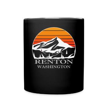 Renton Washington Mountains Wildlife Hike - Mug uni - noir - Devant