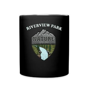 Renton Riverview Park Washington Nature Vie sauvage - Mug uni - noir - Devant