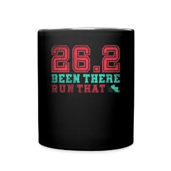 26.2 Been There Run That - Coureur de marathon complet - Mug uni - noir - Devant