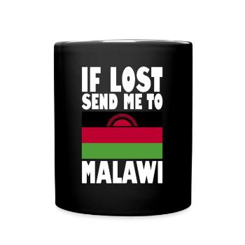 Malawi Flag Saying - Full Colour Mug - black - Front