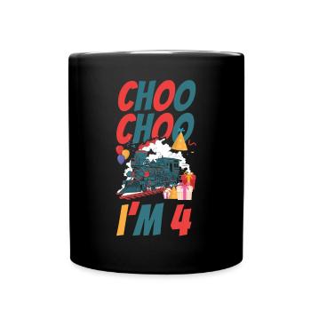 Conducteur de train à vapeur Trainspotting - Mug uni - noir - Devant
