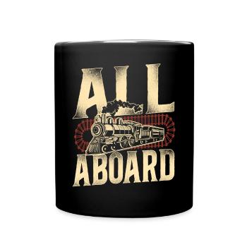 Conducteur de train à vapeur Trainspotting - Mug uni - noir - Devant