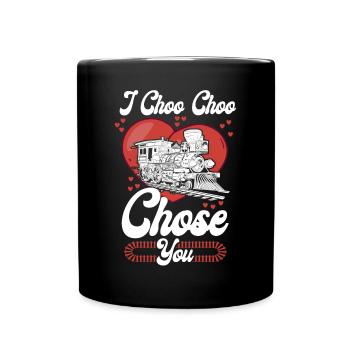 Conducteur de train à vapeur Trainspotting - Mug uni - noir - Devant