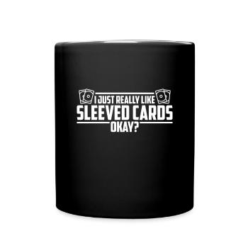 J’aime vraiment les cartes à manches OK Trading - Mug uni - noir - Devant