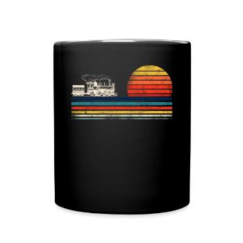 Steam Train Driver Trainspotting - Tasse einfarbig - Schwarz - Vorne