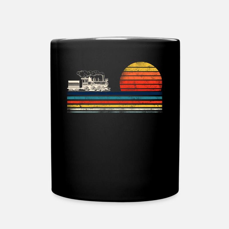 Conducteur de train à vapeur Trainspotting - Mug uni - noir