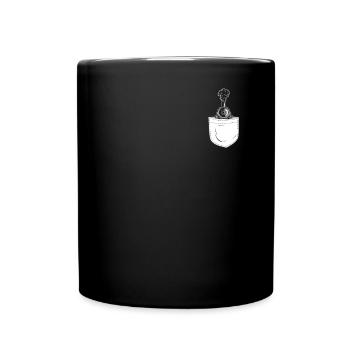 Steam Train Driver Trainspotting - Tasse einfarbig - Schwarz - Vorne