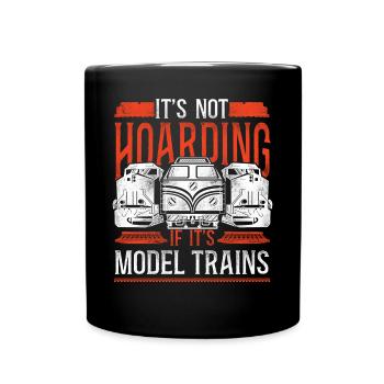 Freight Diesel Train Driver - Full Colour Mug - black - Front