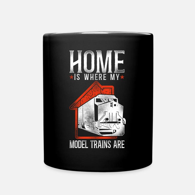 Conducteur de train diesel de marchandises - Mug uni - noir