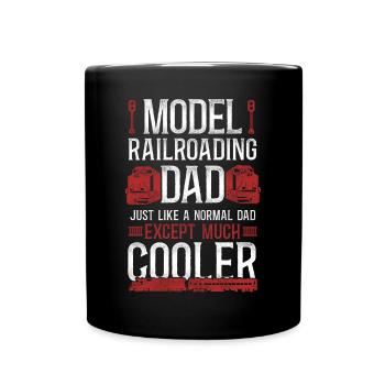 Freight Diesel Train Driver - Full Colour Mug - black - Front