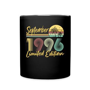 September 1996 Limited Edition Birthday Gift - Full Colour Mug - black - Front