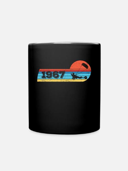 Kite-Strand-Segler né en 1967 Anniversaire - Mug uni - noir