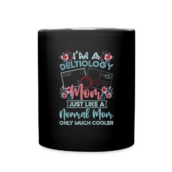 Deltiology Mom Collectionneur de cartes postales pour Deltiologistes - Mug uni - noir - Devant