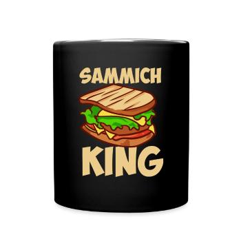 Sammich King Sandwich - Mug uni - noir - Devant