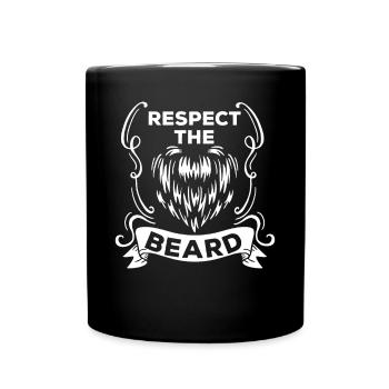 Respect The Beard - Full Colour Mug - black - Front