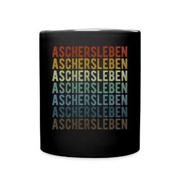 Aschersleben City Retro Vintage - Mug uni - noir - Devant