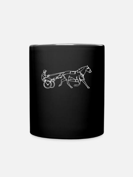 Courses de chevaux Trotting Horse Trotter Pacer - Mug uni - noir