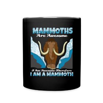 Mammut - Tasse einfarbig - Schwarz - Vorne