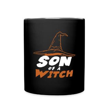 Sohn einer Hexe / Son of a witch / Halloween - Full Colour Mug - black - Front