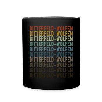 Bitterfeld-Wolfen City Retro Vintage - Mug uni - noir - Devant