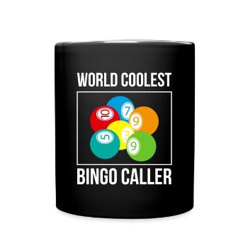 World Coolest Bingo Caller Shirt Geschenk - Tasse einfarbig - Schwarz - Vorne