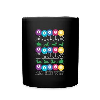 Balls Bingo Shirt Ugly Sweatshirt Christmas Shirt - Tasse einfarbig - Schwarz - Vorne