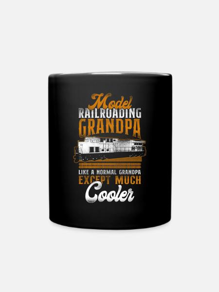 Conducteur de train diesel de marchandises - Mug uni - noir