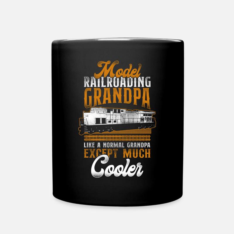 Conducteur de train diesel de marchandises - Mug uni - noir