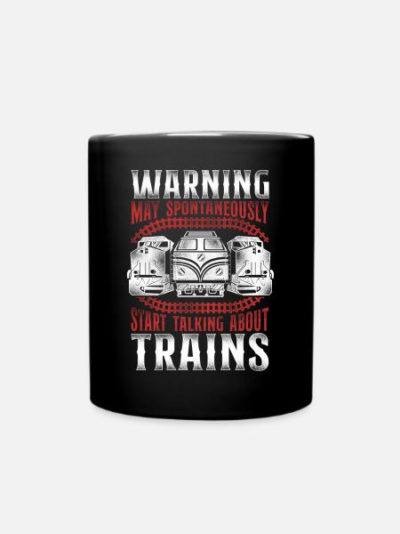 Conducteur de train diesel de marchandises - Mug uni - noir