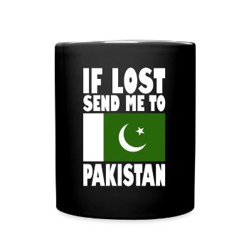 Pakistan Flag Saying - Full Colour Mug - black - Front