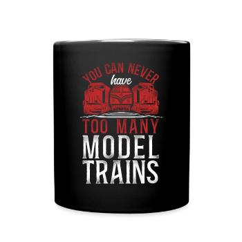 Freight Diesel Train Driver - Full Colour Mug - black - Front