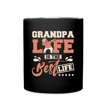 La vie de grand-père est la meilleure vie - Mug uni - noir - Devant