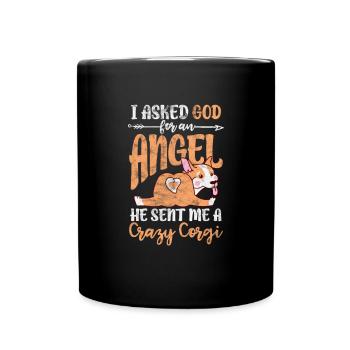 Welsh Corgi Dog Dog Dog Race Cadeau - Mug uni - noir - Devant