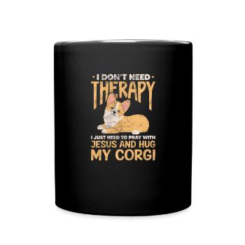 Welsh Corgi Dog Dog Dog Race Cadeau - Mug uni - noir - Devant