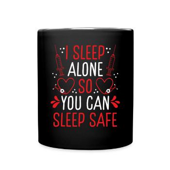 Night Shift ER Nurse Emergency Room Nursing - Full Colour Mug - black - Front