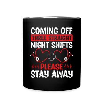 Shift ER Nurse Appreciation Emergency Room Nurse - Tasse einfarbig - Schwarz - Vorne