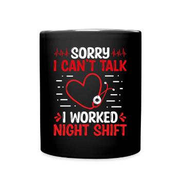 Emergency Room Nurse Appreciation Night ER Nurse - Tasse einfarbig - Schwarz - Vorne