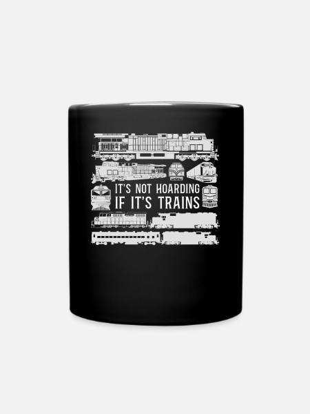 Conducteur de train diesel de marchandises - Mug uni - noir
