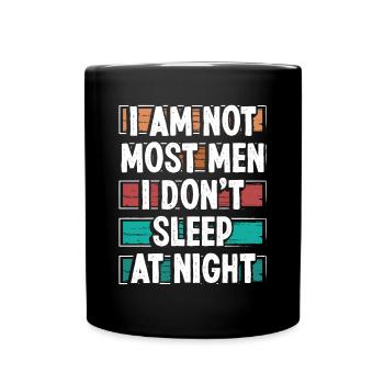 Shift Worker Funny Factory Worker Humor Night - Full Colour Mug - black - Front